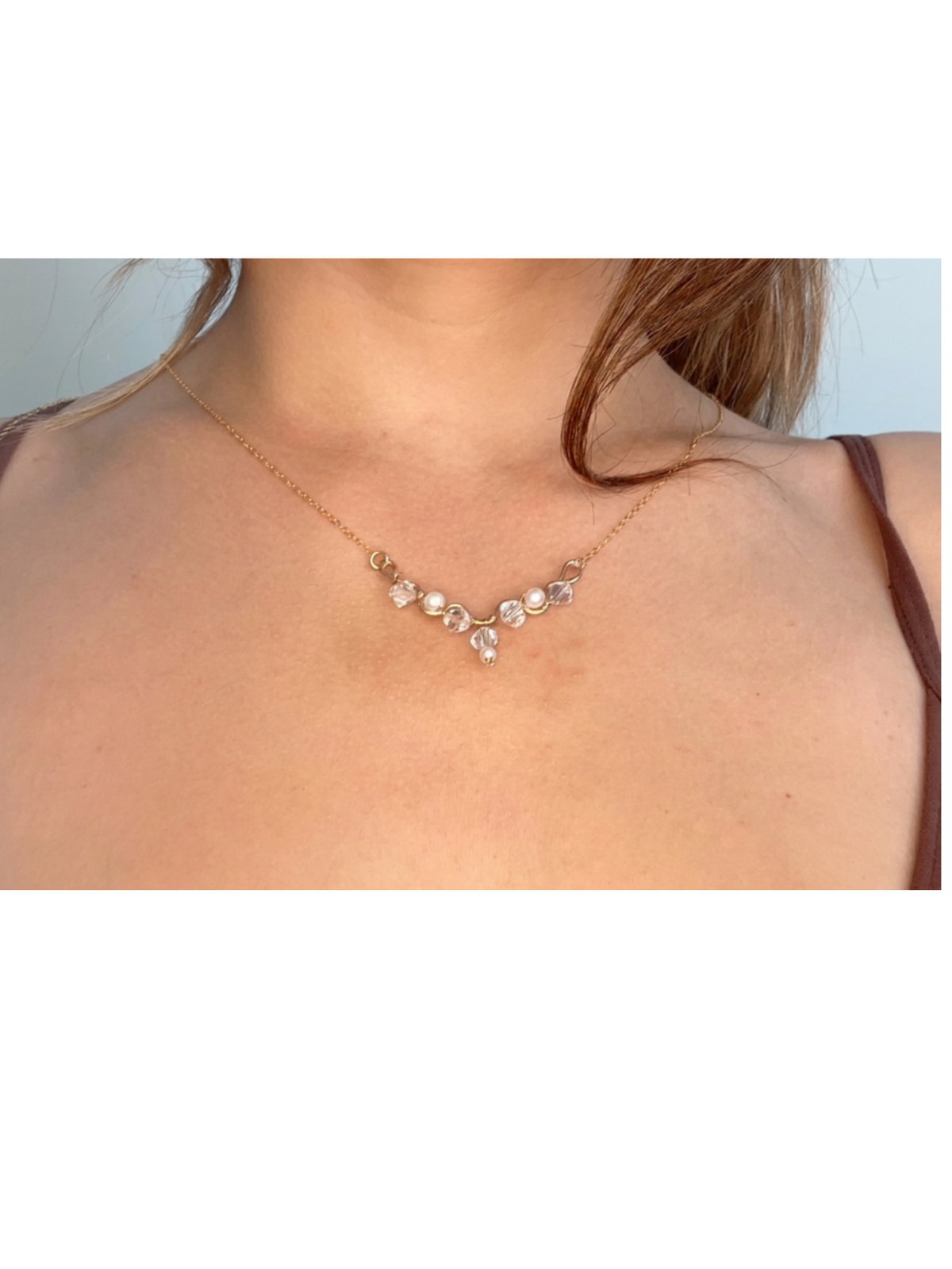 Winter Whimsy Crystal Necklace