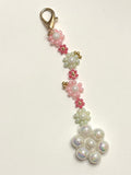 Pearly Floral Keychain / Bag Charm
