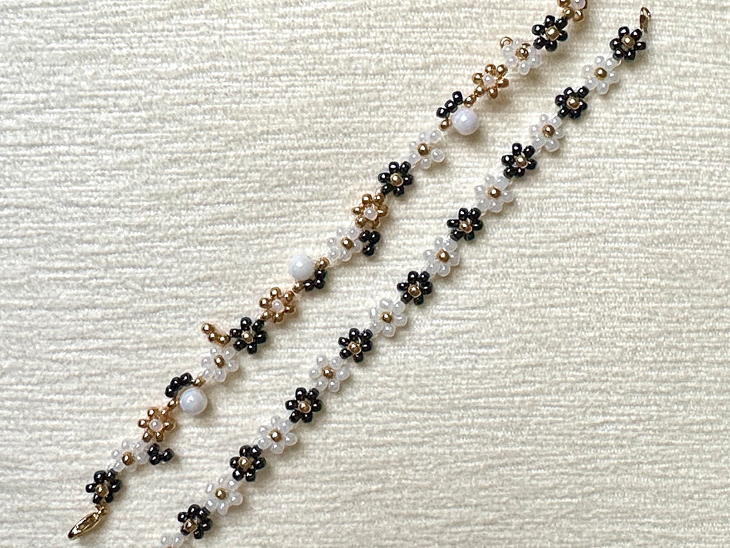 Midnight Pearl Bracelet Set